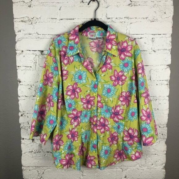 Vintage Carolina Colours Plus Stretch Floral - Picture 1 of 6